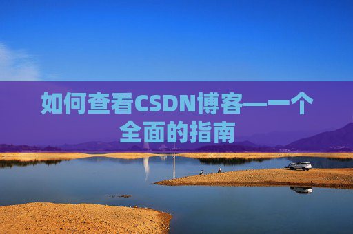 如何查看CSDN博客—一个全面的指南